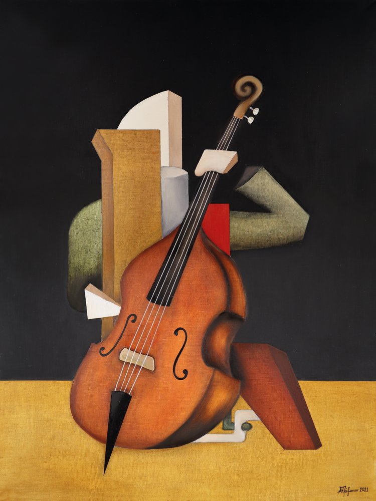 Geometric Upright Bass by Alexander Trifonov