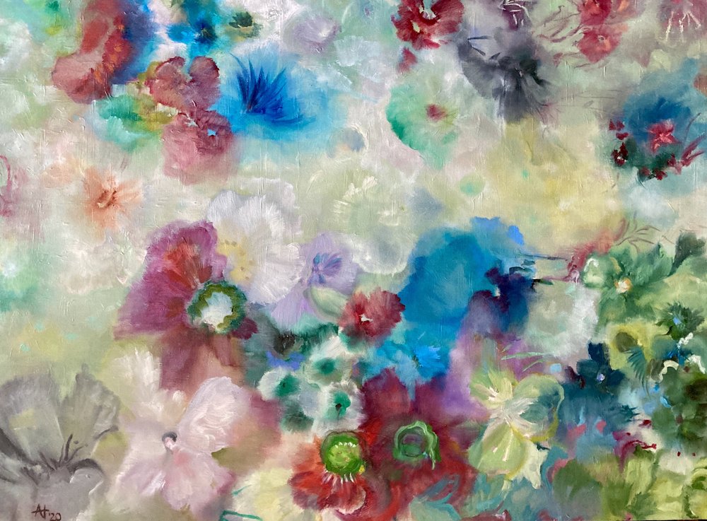 Dreamy Floral Garden by Alexandra Higgins