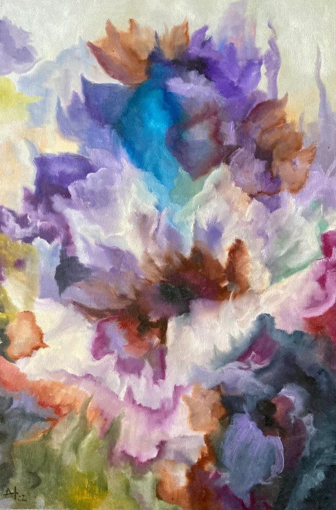 Dreamy Floral Hues by Alexandra Higgins