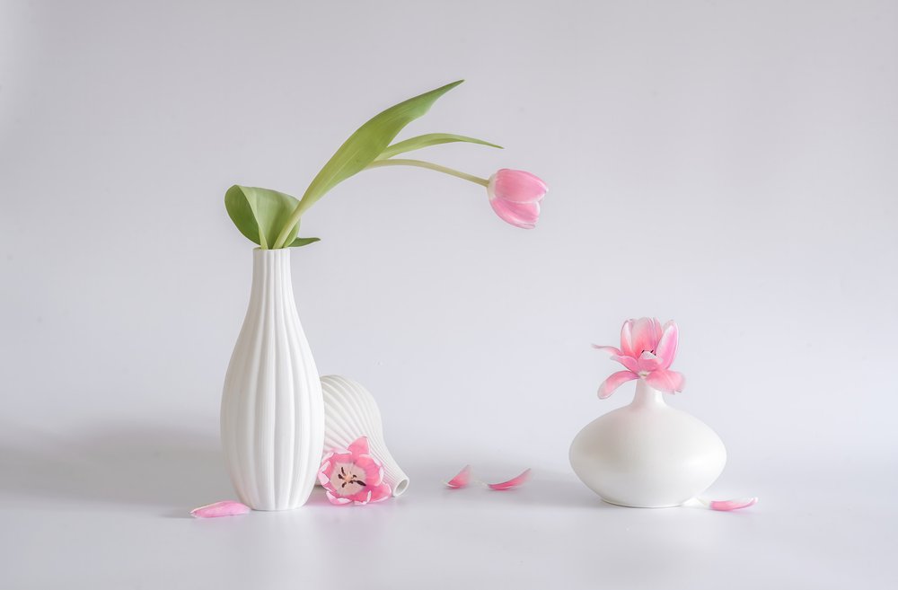 Soft Pink Tulip Arrangement by Alice Sheng