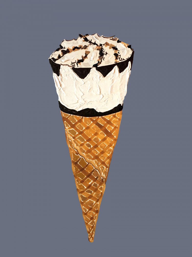 Vanilla Chocolate Cone by Alice Straker