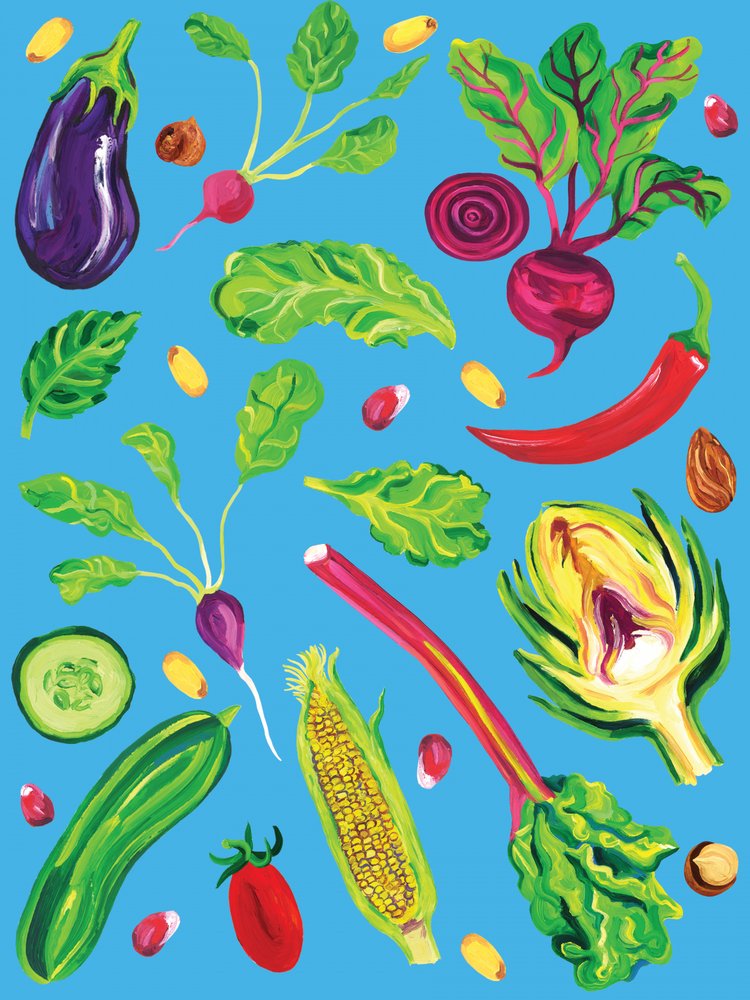Vibrant Produce Medley by Alice Straker