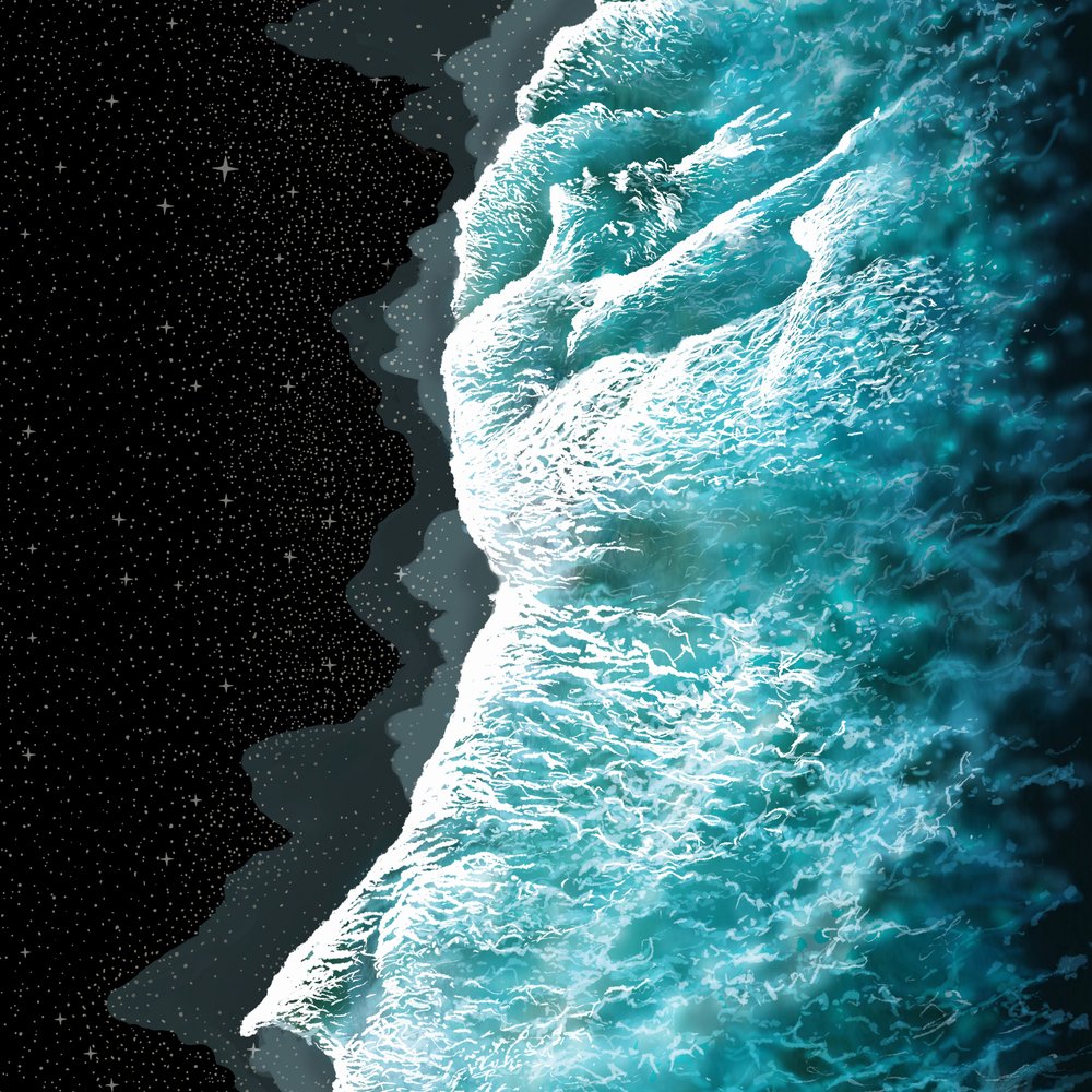 Cosmic Ocean Waves by Alirıza ÇAKIR