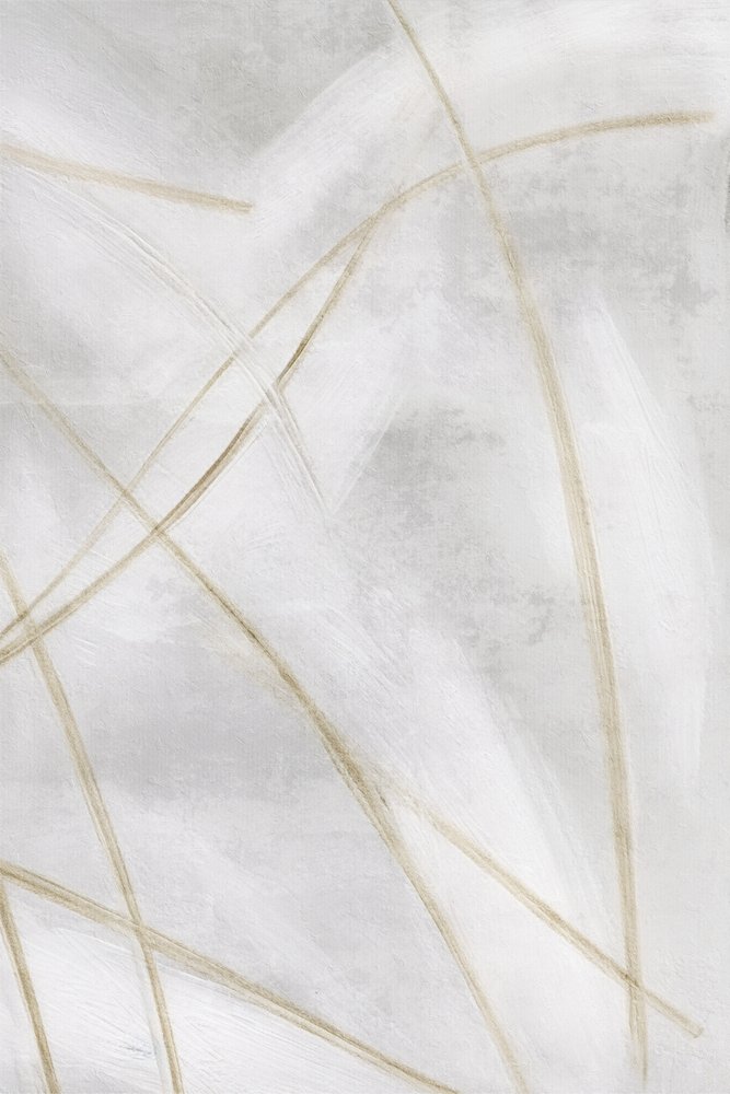Abstract Gold Lines by Alma