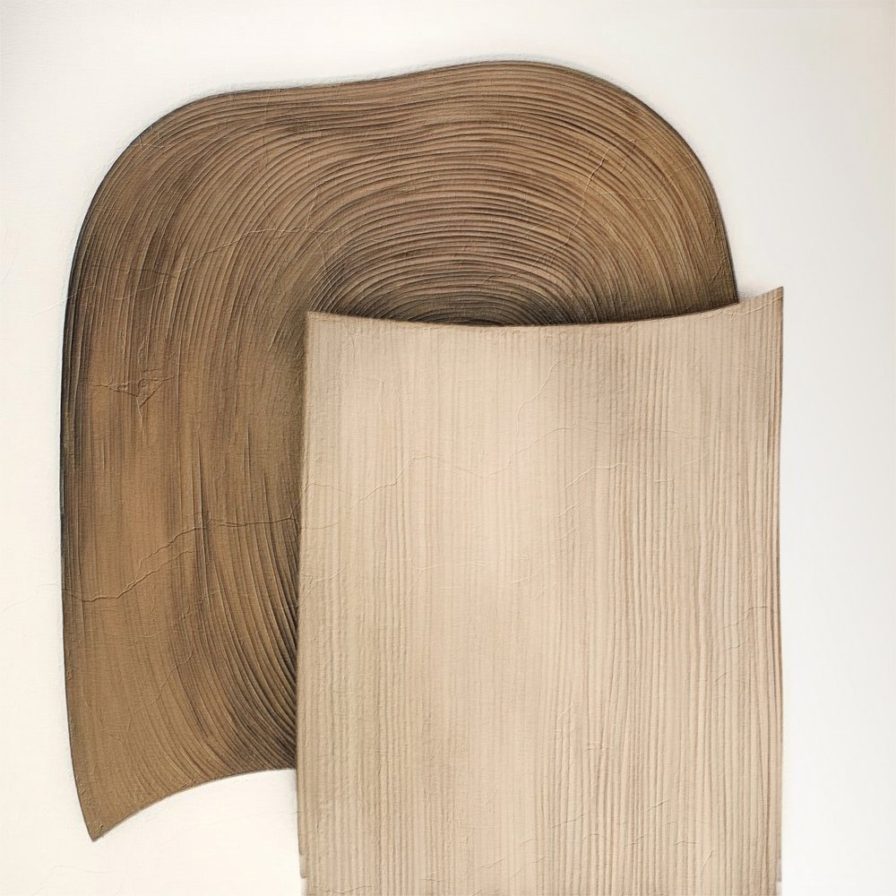 Abstract Layered Forms by Alma: Premium art reproduction