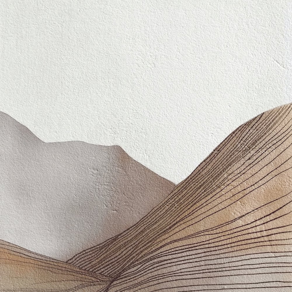 Abstract Mountain Lines by Alma