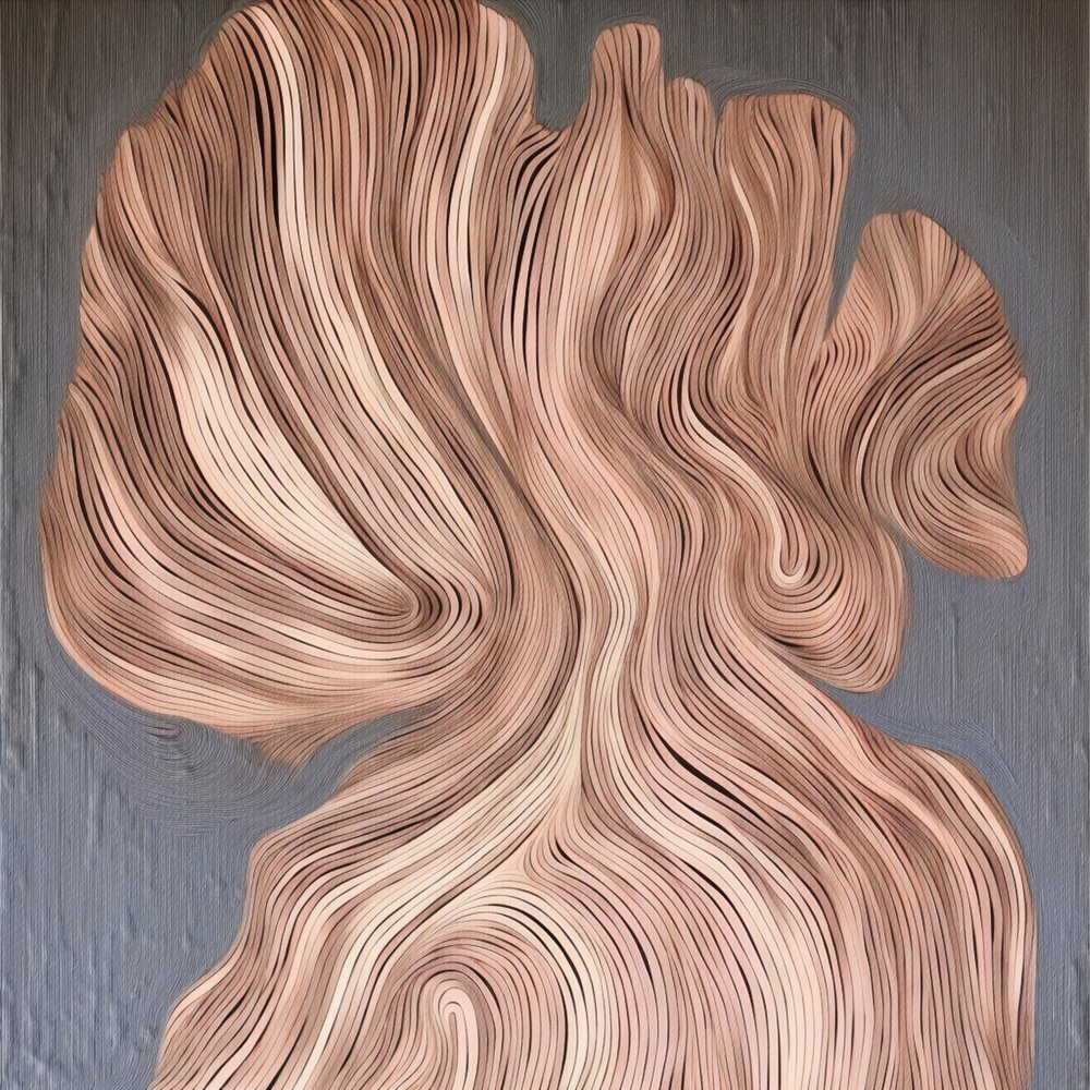 Flowing Organic Lines by Alma