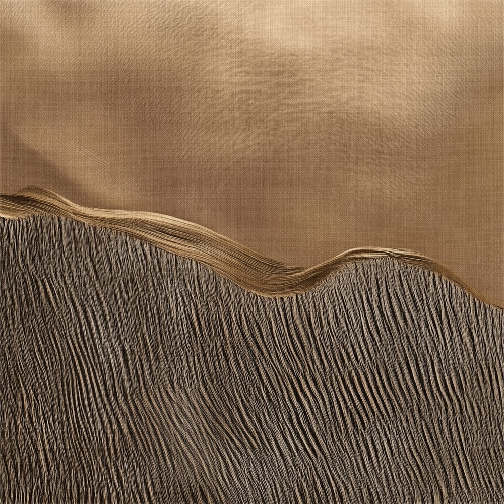 Golden Texture Waves by Alma