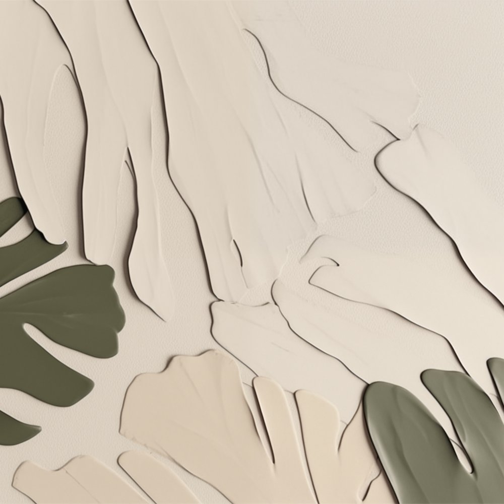 Muted Botanical Shapes by Alma