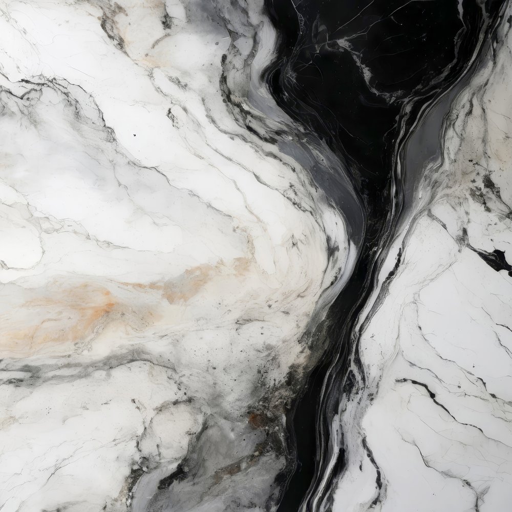 Abstract Black Gold Marble by Alpenglow Workshop