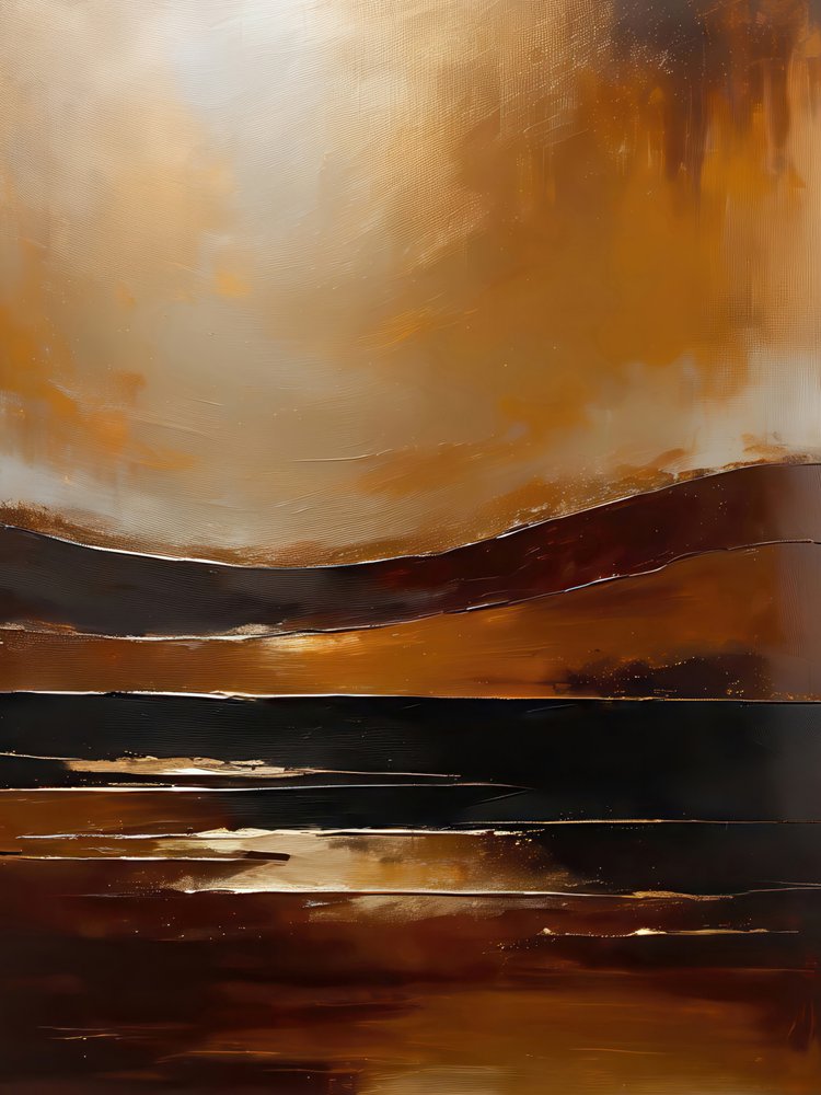 Abstract Sunset Landscape by Alpenglow Workshop