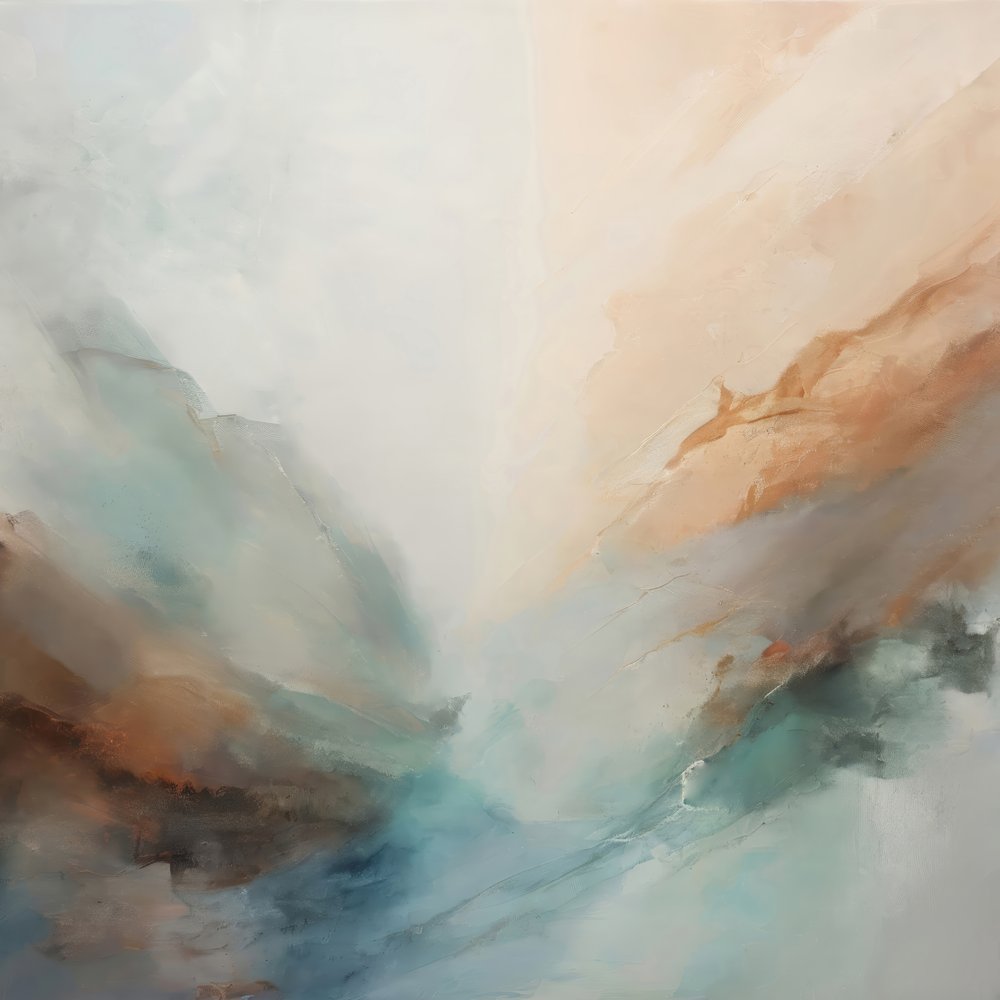 Calming Abstract Landscape by Alpenglow Workshop