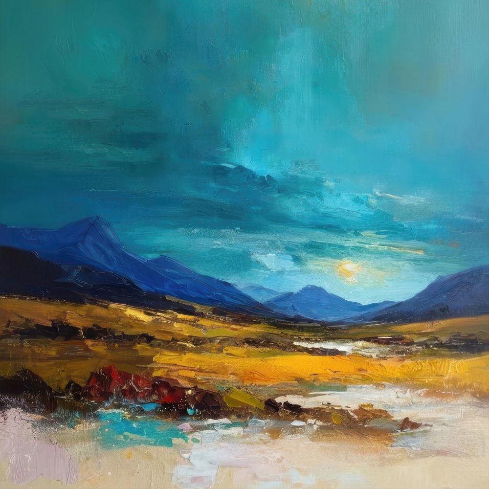 Dramatic Golden Valley by Alpenglow Workshop