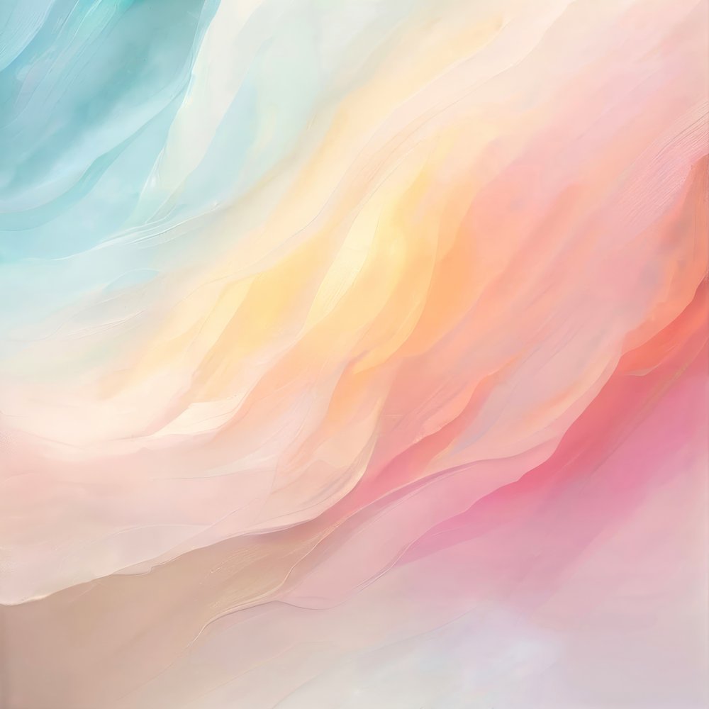 Dreamy Pastel Abstract by Alpenglow Workshop