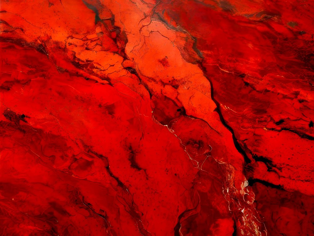 Fiery Red Flow by Alpenglow Workshop