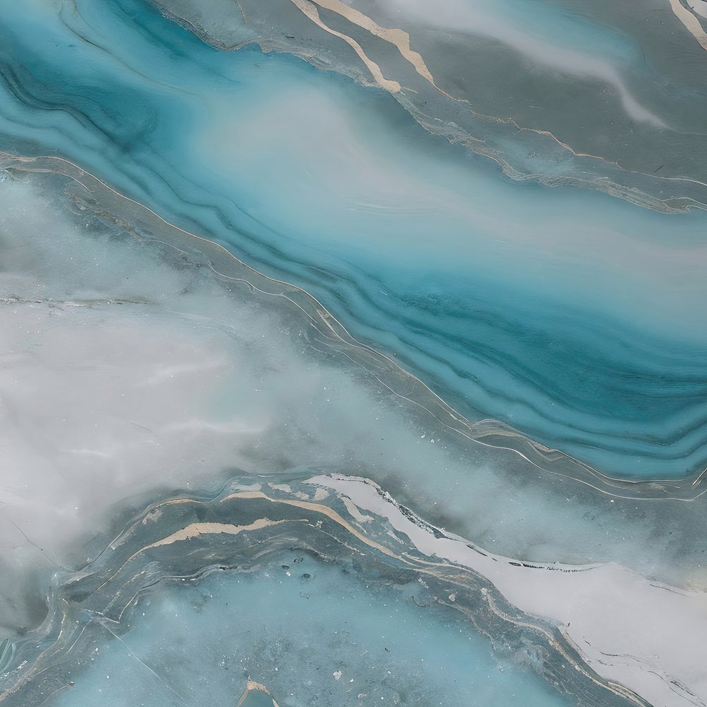 Flowing Aqua Agate by Alpenglow Workshop