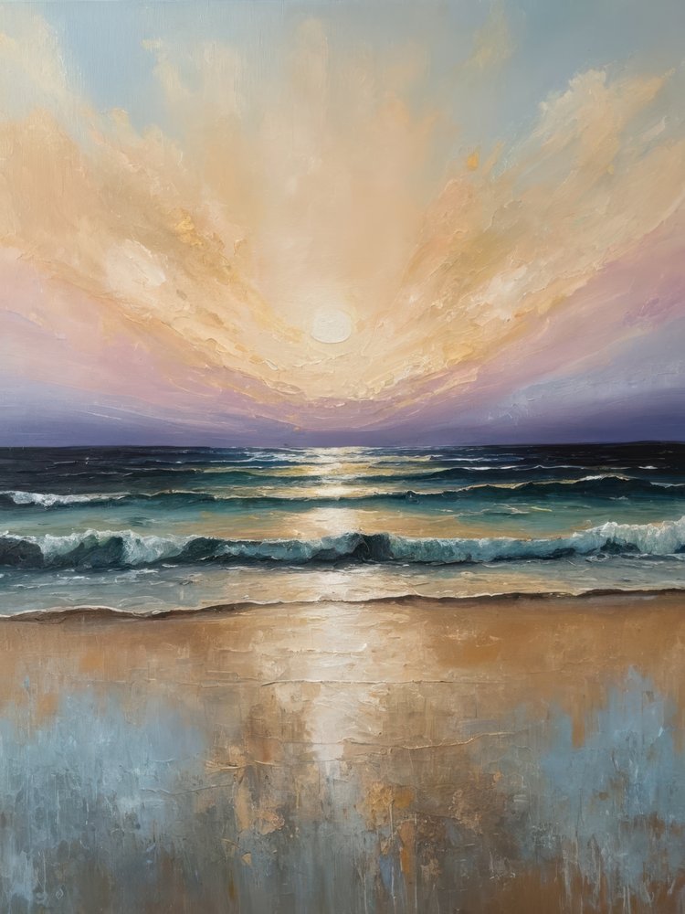 Golden Ocean Sunset by Alpenglow Workshop