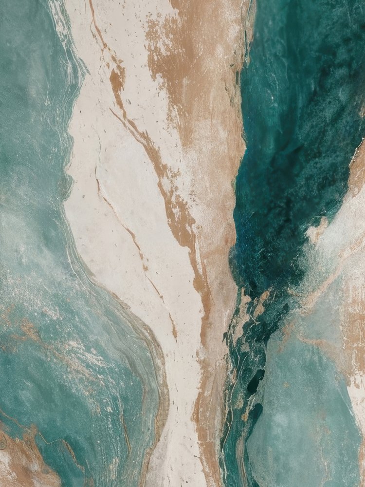 Golden Teal Current by Alpenglow Workshop