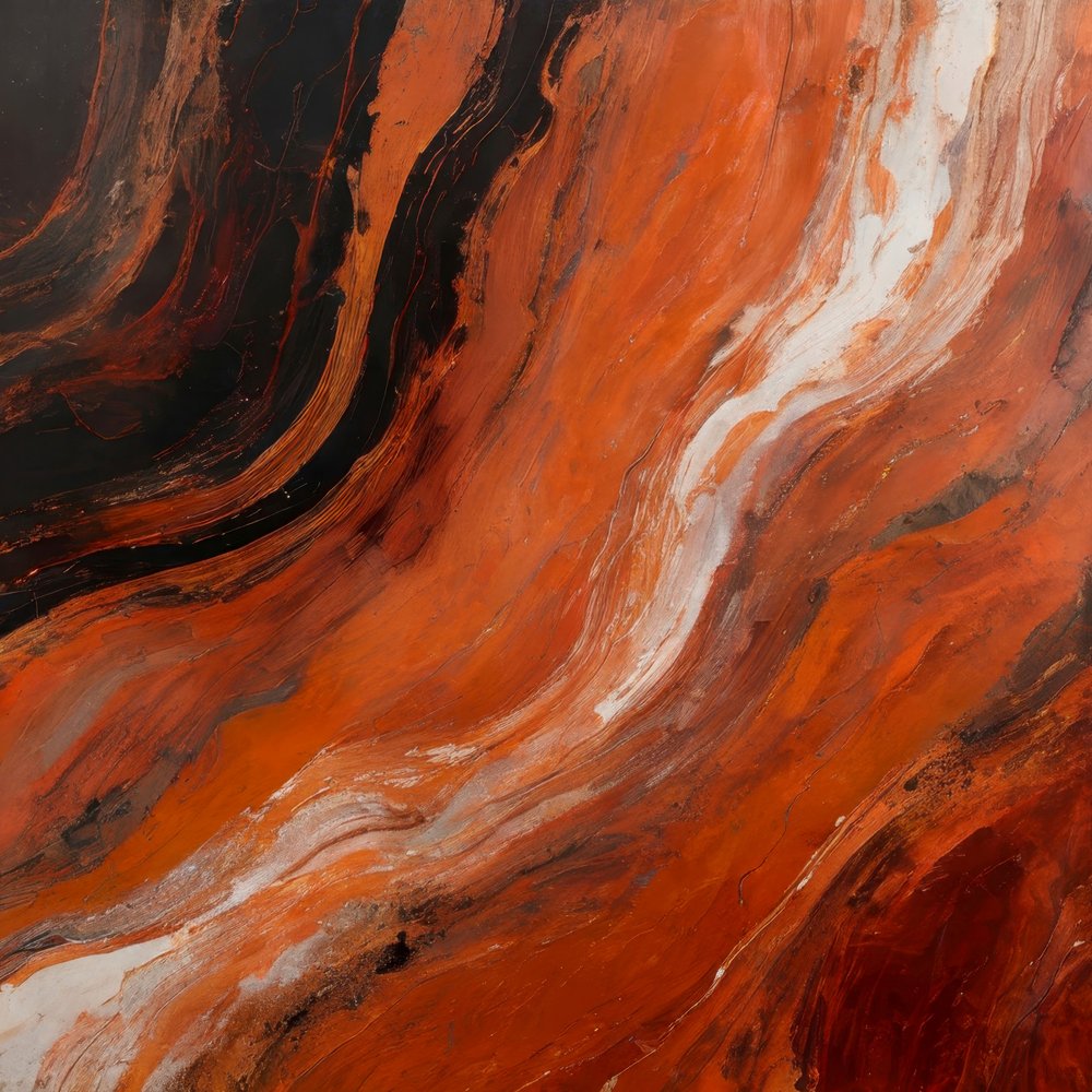 Molten Orange Flow by Alpenglow Workshop