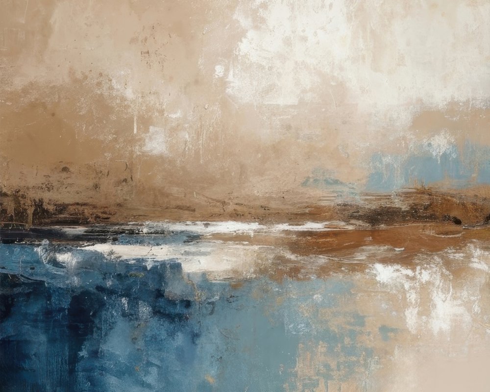 Serene Abstract Landscape by Alpenglow Workshop