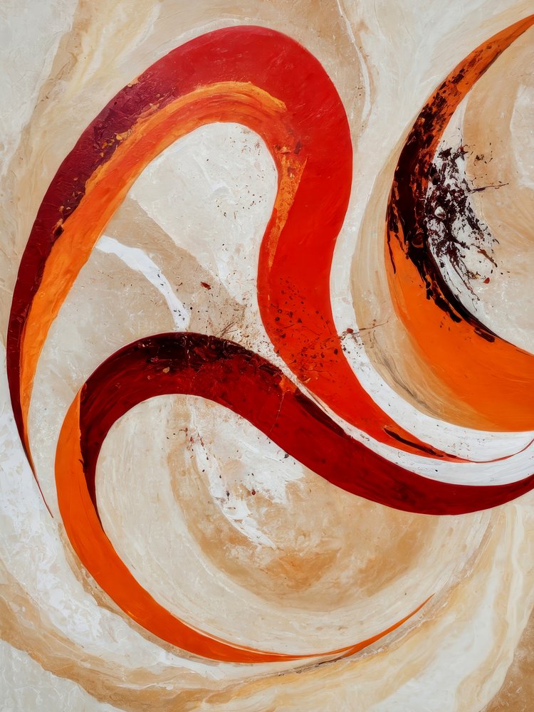 Vibrant Abstract Swirls by Alpenglow Workshop