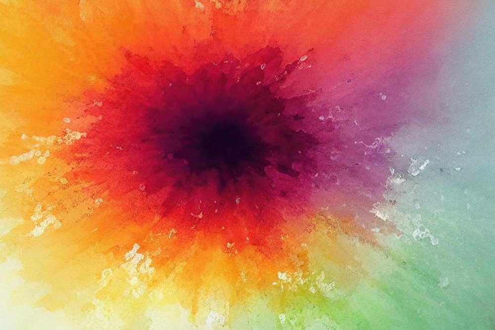 Vibrant Color Burst by Alpenglow Workshop