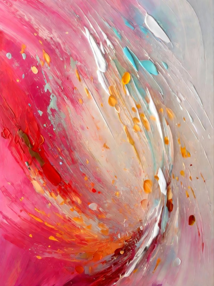 Vibrant Swirls of Color by Alpenglow Workshop