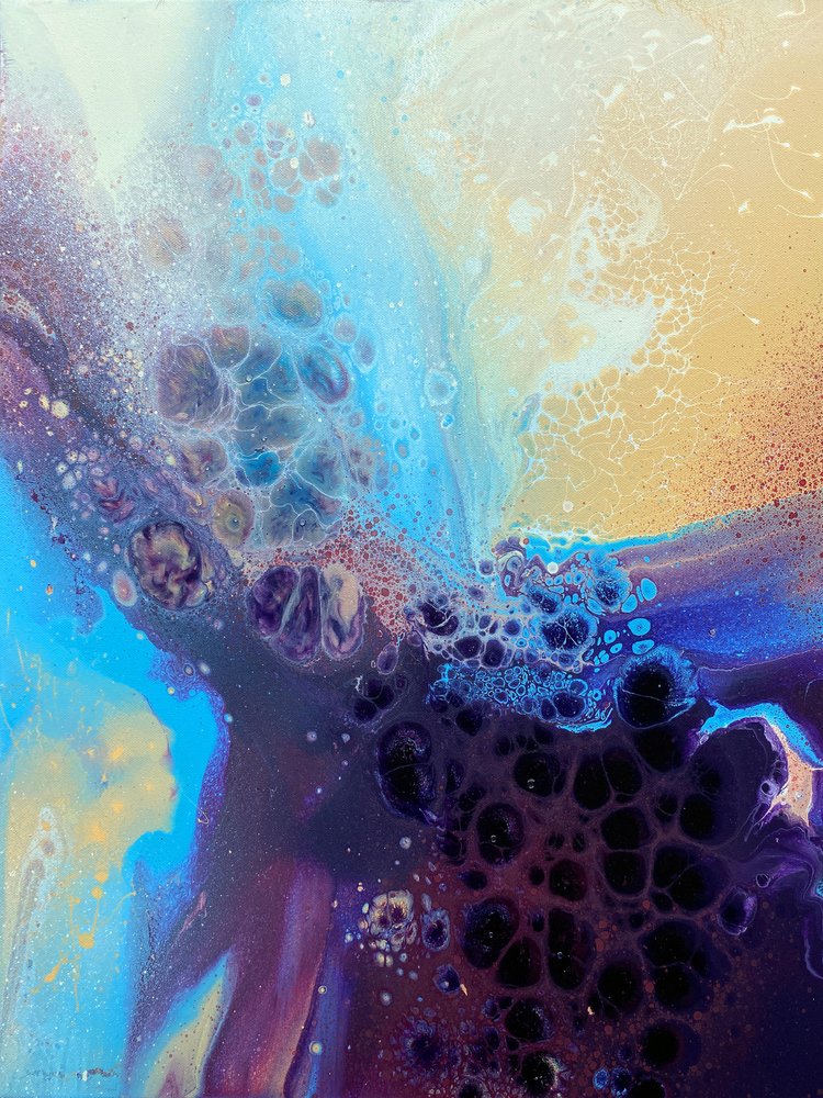 Cosmic Blue Cells by Alyson Storms