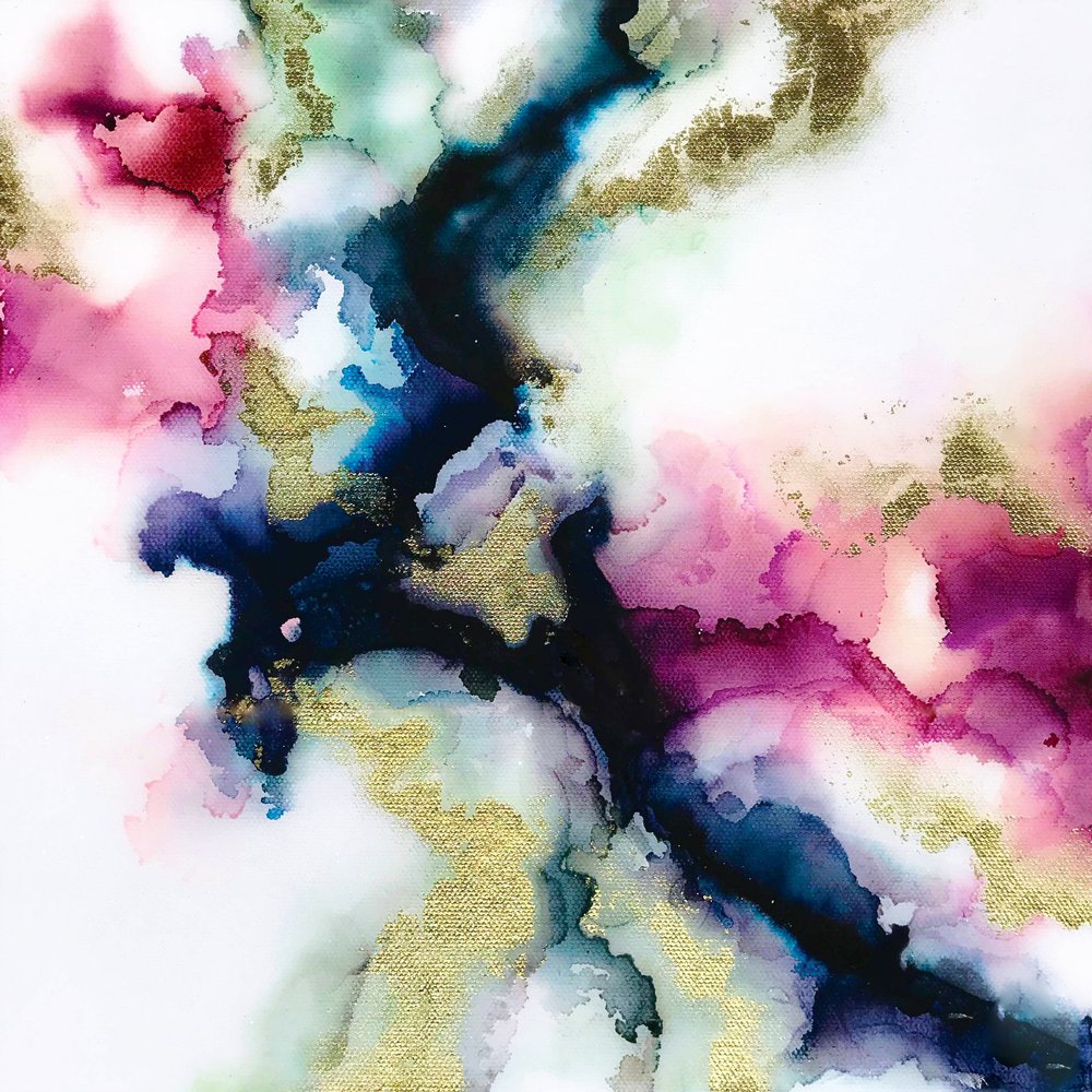 Fluid Golden Colors by Alyson Storms