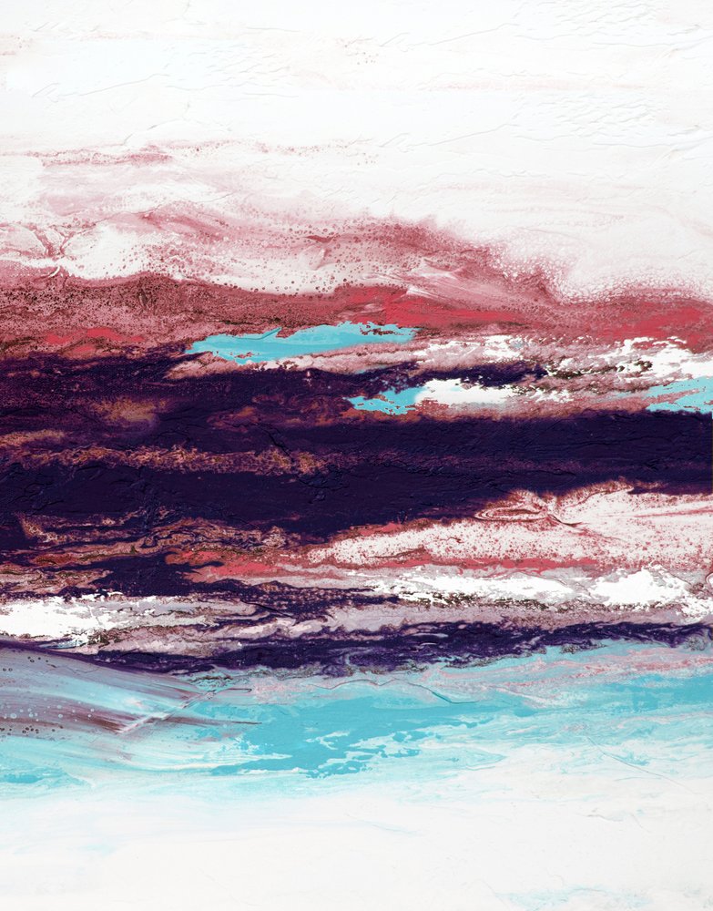 Vibrant Abstract Landscape by Alyson Storms