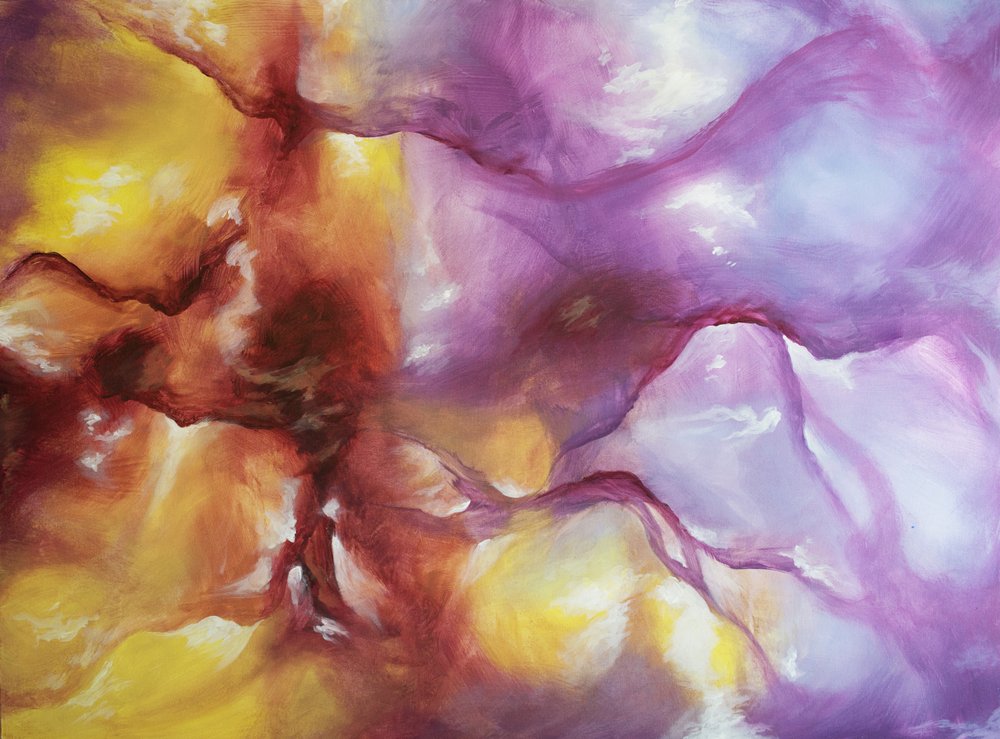 Vibrant Cosmic Flow by Alyson Storms