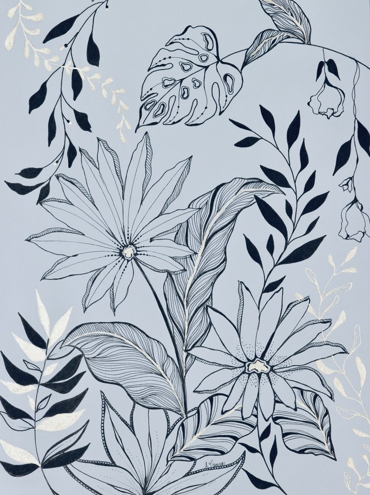 Serene Tropical Foliage by Amy Tieman