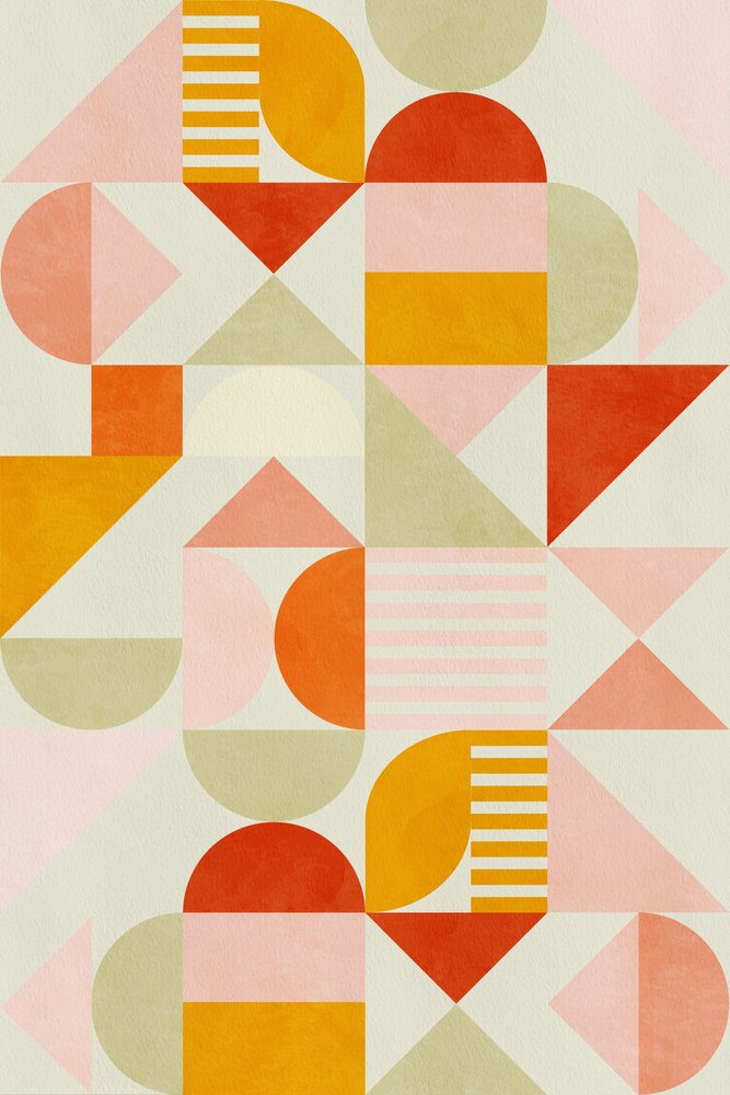 Bauhaus Fun Pastel by Ana Rut Bre
