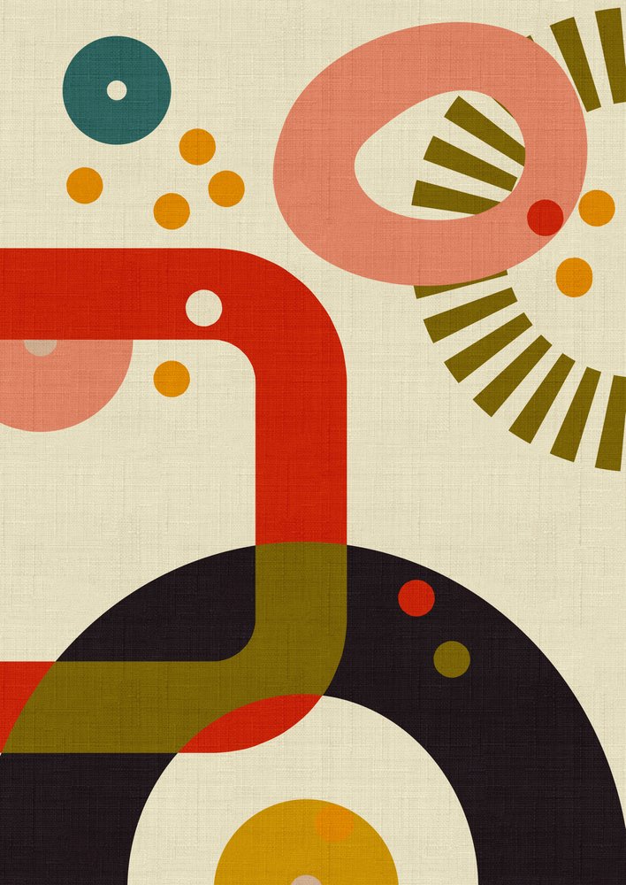 Mid Century Cirque 3 by Ana Rut Bre