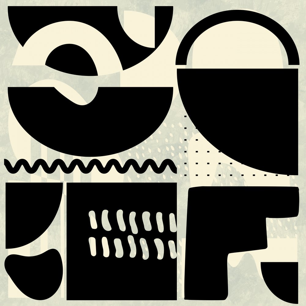 Squares Black and White 2 Copy by Ana Rut Bre