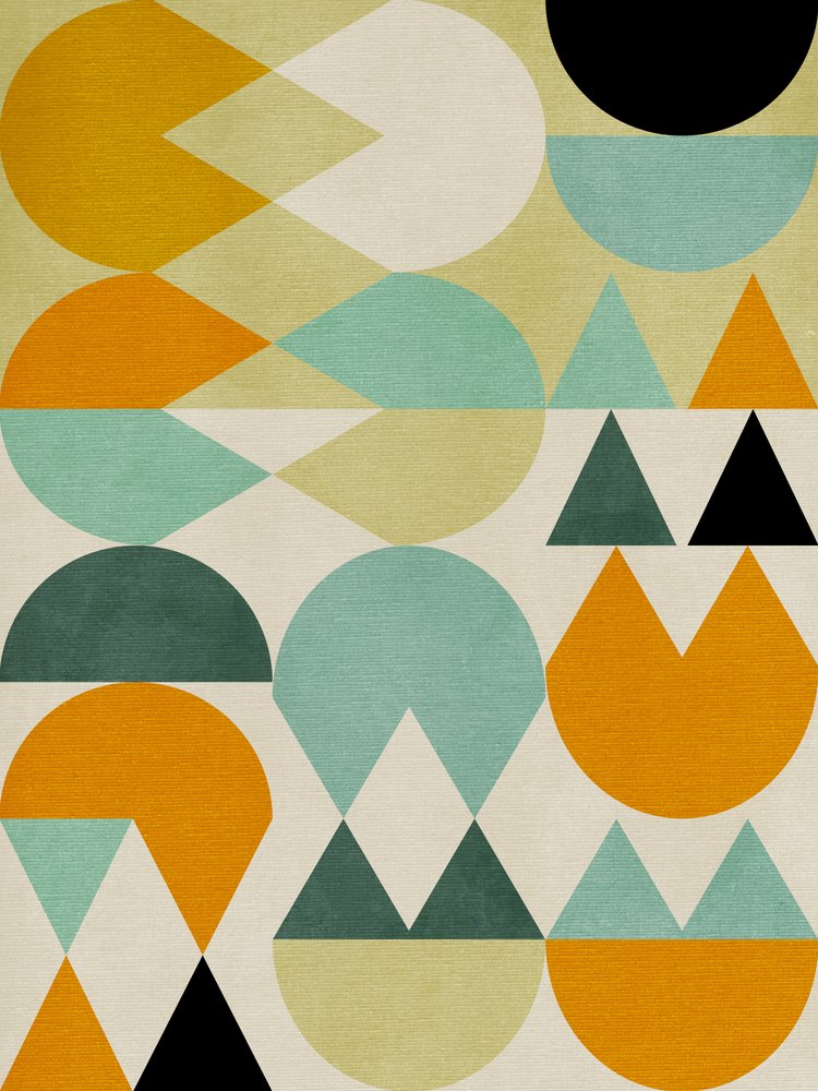 Rainbow Plus Shapes 5 by Ana Rut Bre