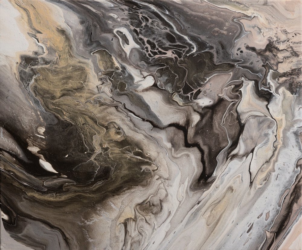 Elegant Marbled Flow by Anastasiya Devochkina