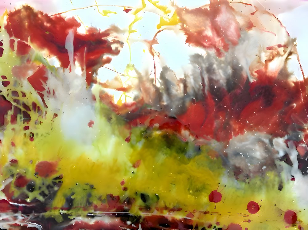 Abstract Energy Burst by Anda Bieza