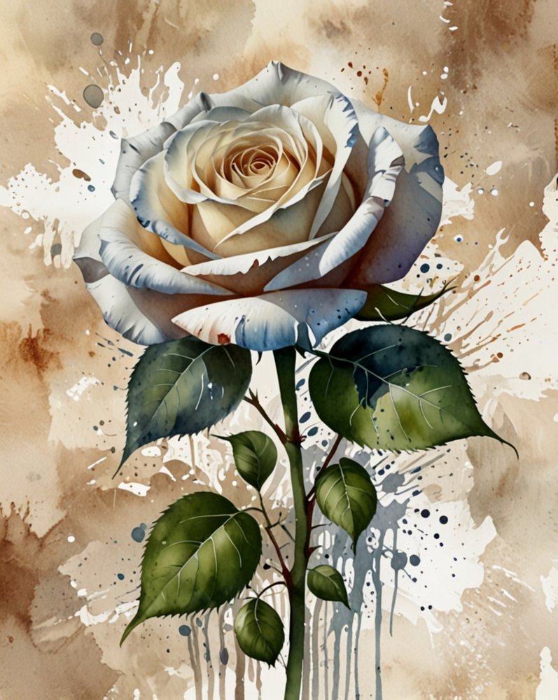 White Rose by Anda Bieza