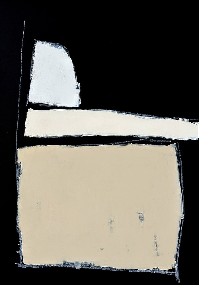 Black Beige Blocks by Andrea Reichhart