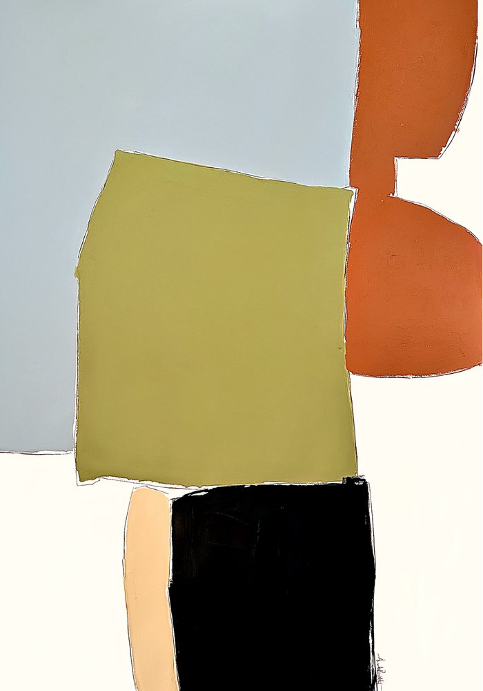 Muted Abstract Forms by Andrea Reichhart