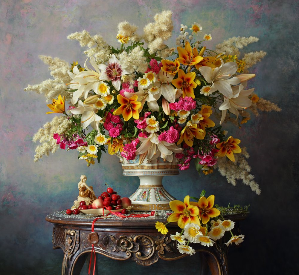 Opulent Floral Arrangement by Andrey Morozov