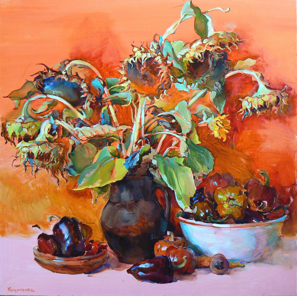 Autumn Harvest Still Life by Andrii Kutsachenko