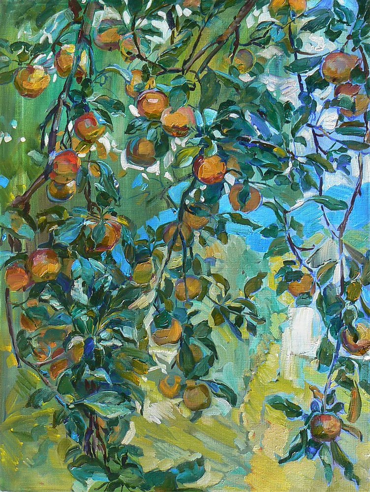 Bountiful Apple Tree by Andrii Kutsachenko