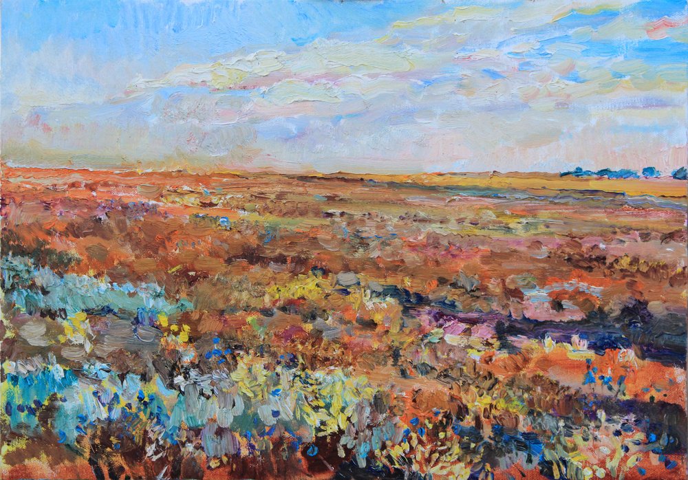 Colorful Field Horizon by Andrii Kutsachenko