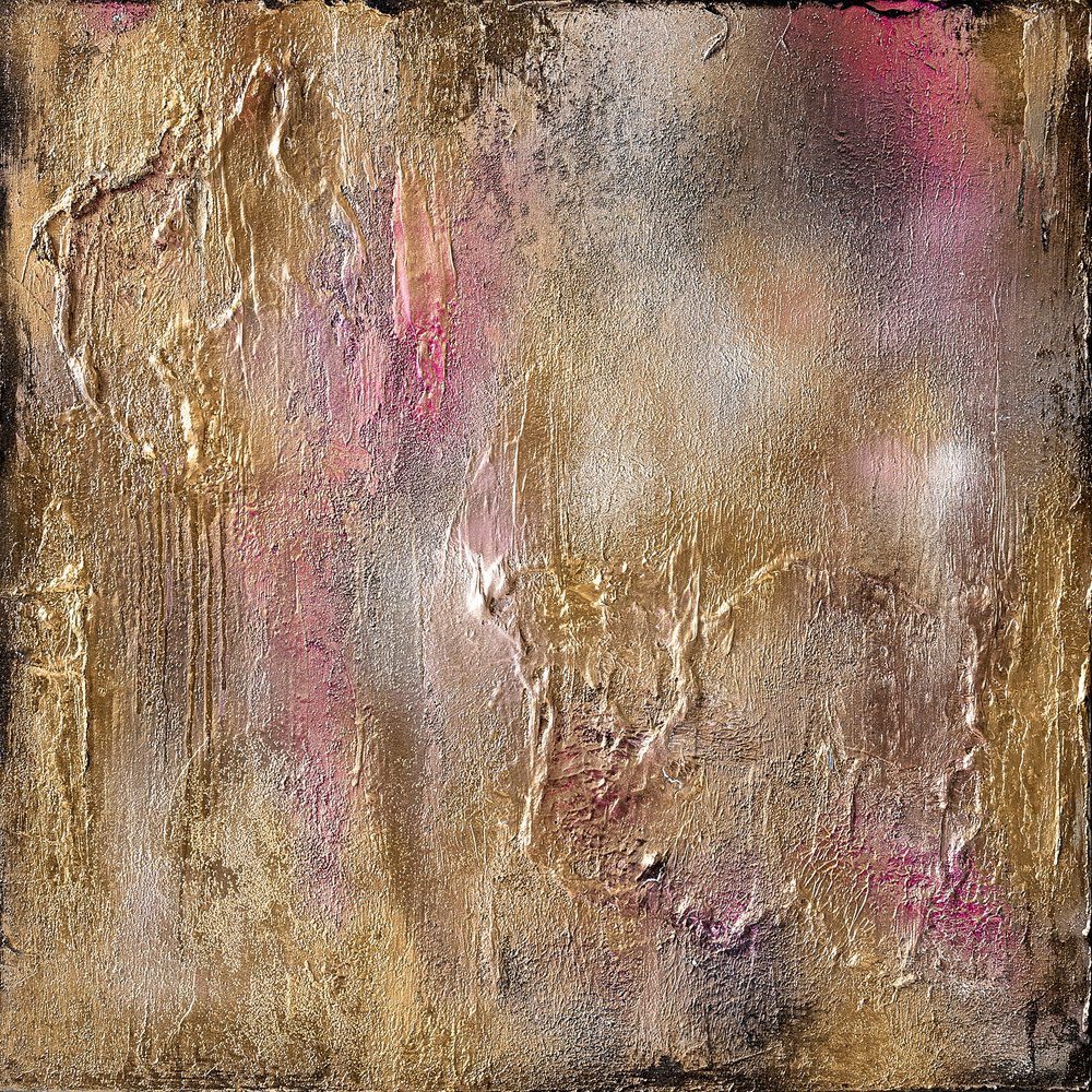 Golden Pink Textures by Anete Purina-Purite