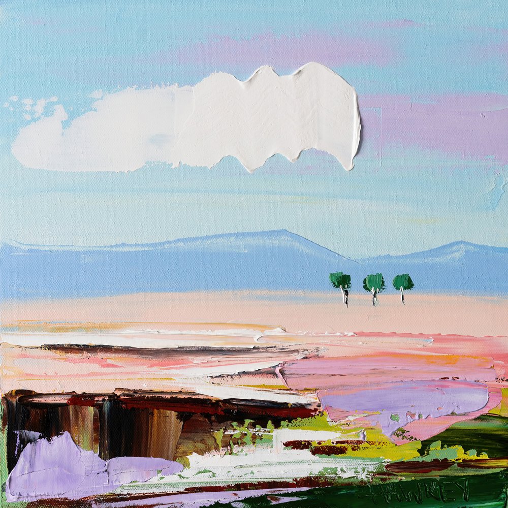 Colorful Abstract Landscape by Angela Hawkey