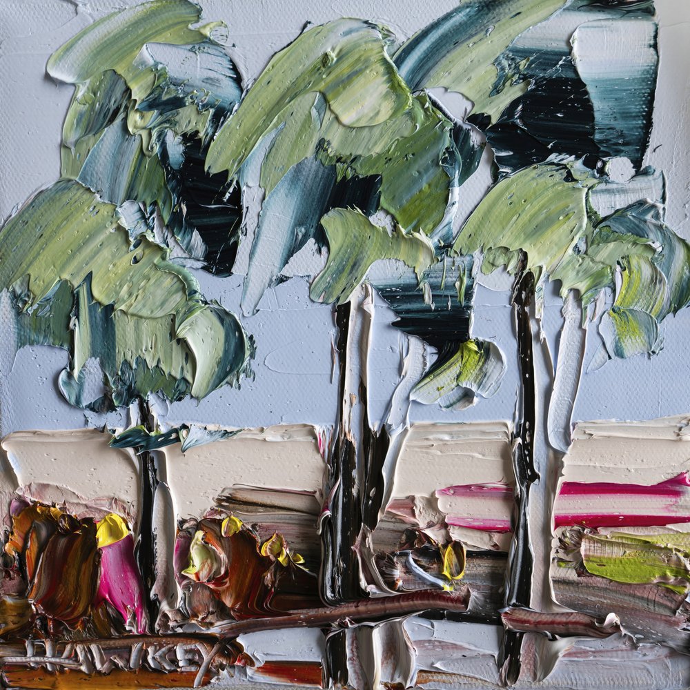 Textured Tree Landscape by Angela Hawkey