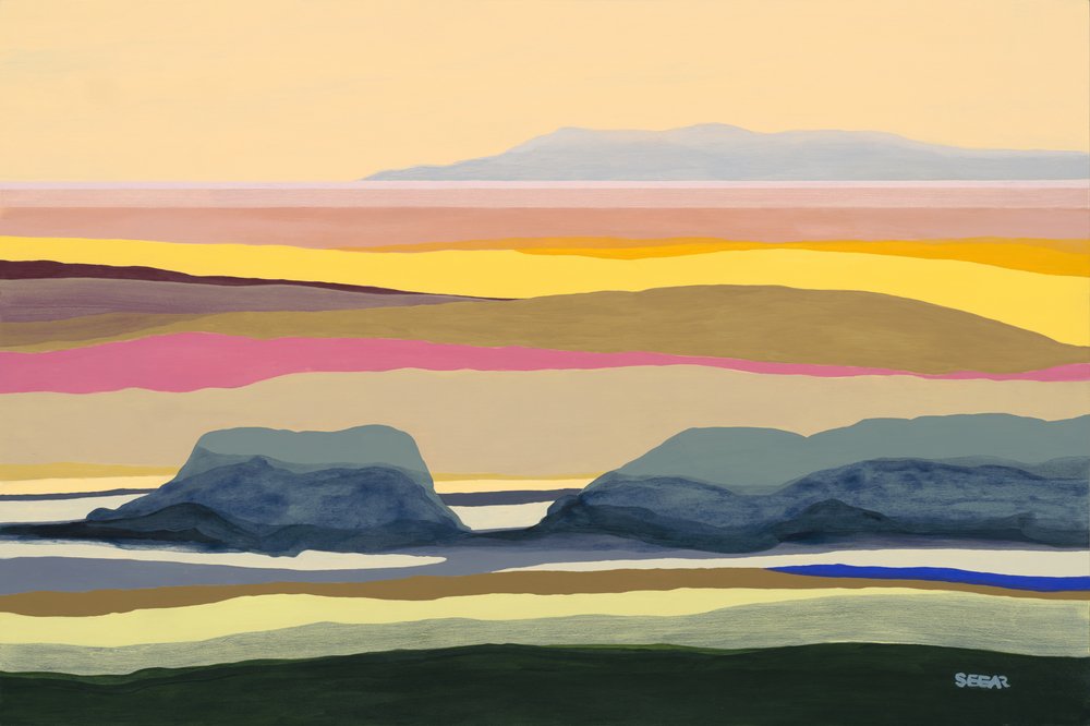 Layered Desert Horizon by Angela Seear