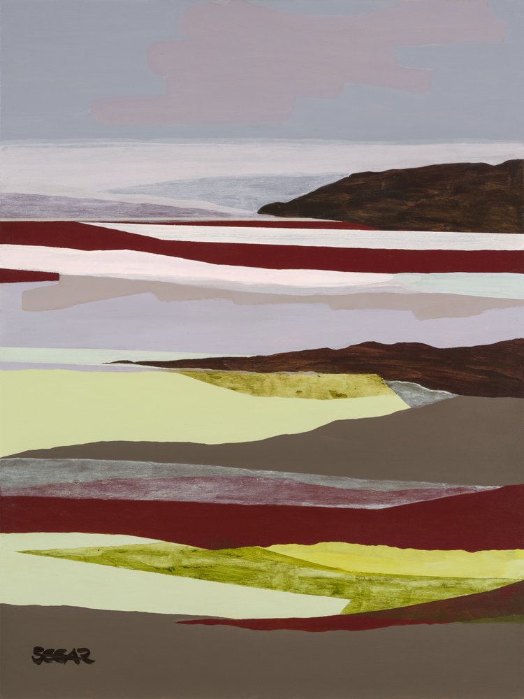 Serene Abstract Landscape by Angela Seear